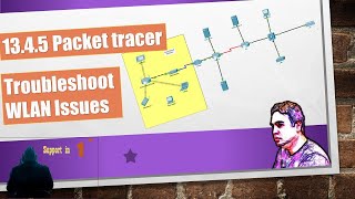 1345 Packet Tracer – Troubleshoot WLAN Issues [upl. by Inaliak527]