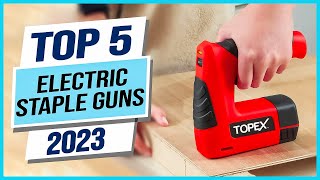 Top 5 Best Electric Staple Guns 2024 [upl. by Hagep]