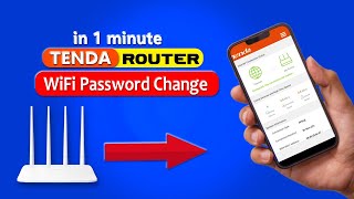 Tenda WiFi Password Change Tenda Router Change Password Tenda F6 Password Change [upl. by Imray]