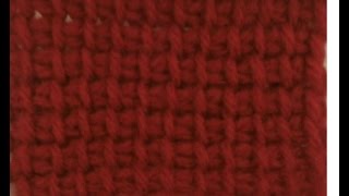 Tunisian Crochet  Afghan Stitch [upl. by Engen144]