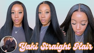 UPGRADED CAP 👀 7x5 Pull and Go YAKI Straight Wig  BYE BYE knots  ft BEAUTYFOREVER HAIR [upl. by Paynter]