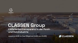 Lieferkettentransparenz in der Forst und Holzindustrie CLASSEN Group [upl. by Novahs]