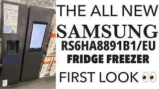 Samsung Family Hub RS6HA8891B1EU American Style Fridge Freezer [upl. by Jenica657]