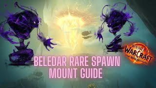 Beledars Spawn Mount GUIDE  How To Get RARE Beledar Mount IN WORLD OF WARCRAFT  WAR WITHIN [upl. by Woodsum587]