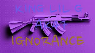 KING LIL G  IGNORANCE lyrics video [upl. by Oona]