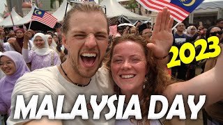 Celebrating Malaysia Day in Kuala Lumpur 2023 [upl. by Duaner197]