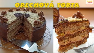 Orechová torta s nugátovým krémom  VarapecsMartinkou [upl. by Ayotnahs]