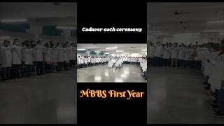 MBBS First Year  MBBS oath ceremony mbbs mbbsmotivation neetmotivation medico [upl. by Tseng196]