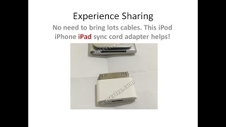 No Extra Only iPad iPhone iPod 30 Pin to Lightning Female Adapter [upl. by Ainitsirk]