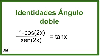 Demostración Identidades Trigonométricas Ejercicio 1  Angulo doble [upl. by Essined494]