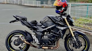 【GSR750】クイックシフター トンネル内 爆音マフラー [upl. by Sophy]