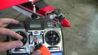 RC Airplane Start UP With Super Tigre 45 [upl. by Ecirtemed]