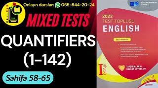 DİM YENİ TEST TOPLUSU 2023 İNGİLİS DİLİ  QUANTIFIERS Mixed Tests  1142  Tam İzah [upl. by Aubert987]