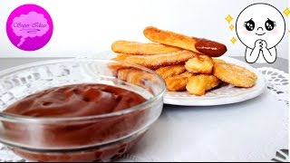 CHURROS CASEROS CON SALSA DE CHOCOLATE│FÁCIL Y DELICIOSOS│Super Ideas♥ [upl. by Cavanaugh]