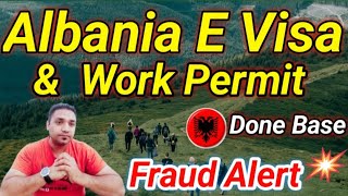 Albania E Visa amp Work Permit Visa Update 2023 Subhanconsultancy albaniavisa europe donkey dunki [upl. by Frodine]