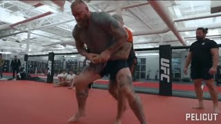 Hafthor bjornsson vs campeon jiujitsu [upl. by Alvinia]