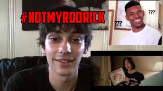 Devon Bostick Reacts To The New Rodrick In Diary Of A Wimpy Kid NotMyRodrick [upl. by Jammin753]