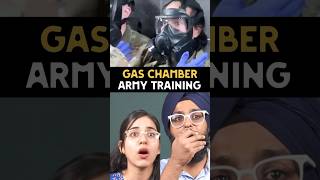 Which gas chambers are they training them for 😳 military army training [upl. by Yakcm]