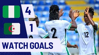 NIGERIA VS ALGERIA41INTERNATIONAL FRIENDLYGOALSampHIGHLIGHTS [upl. by Solraced]