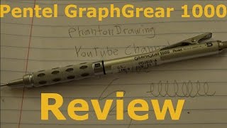 Pentel GraphGear 1000 Unboxing and Review [upl. by Ahsemal789]