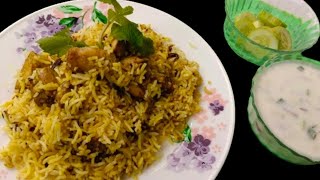 Chicken dum biryani recipe in kannada Hotel style dum biryani in kannada Muslim style biryani [upl. by Atneciv]