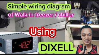 DIXELL DIGITAL CONTROL AS SIMPLE WIRING CONNECTIONS FOR COOL  COLD ROOM [upl. by Ecadnac506]