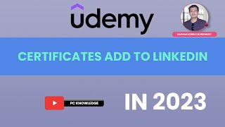 Udemy Certificate Add To LinkedIn [upl. by Lamont]