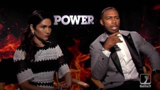 OMARI HARDWICK amp LELA LOREN  Power season 3 interview [upl. by Garges]