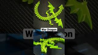 Articulated War Dragon  3D Print Timelapse  Flexi Dragon [upl. by Suanne]