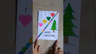 😍cute😍merry christmas greeting card idea 2025 shorts ytshorts youtubeshorts [upl. by Znarf]