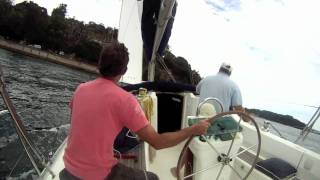 One Tack on a Beneteau Oceanis 311 [upl. by Corrina]