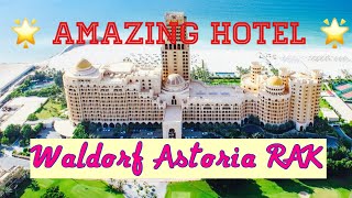 THE AMAZING WALDORF ASTORIA HOTEL RAS AL KHAIMAH  Christmas Season [upl. by Sergent]