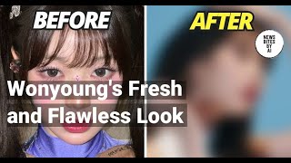 IVEs Wonyoung Dazzles with Natural Makeup Transformation [upl. by Lahtnero269]