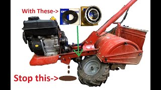 Rototiller Gear Box Bearing and Seal Replacement Step By Step [upl. by Drarrej656]