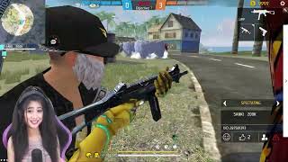 Hacker Gameplay by Sanki 😱 1v4 op gameplay  Garena FreeFire [upl. by Adnohsel619]