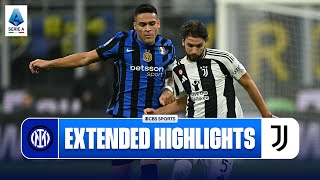 Inter vs Juventus Extended Highlights  Serie A  CBS Sports Golazo [upl. by Adniles]