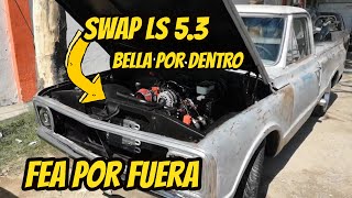 Swap LS 53 Chevrolet C10 Cheyenne Modificada [upl. by Aniwde]