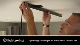 Lightswing® ophangen en aansluiten  Zo werkt het Lightswing® ophangsysteem voor lampen [upl. by Jolanta]