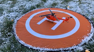 MODSTER BO105  Erster Flug draußen bei MINUS 6 GRAD  outdoor gefilmt mit INSTA360 GO2 [upl. by Lissa15]