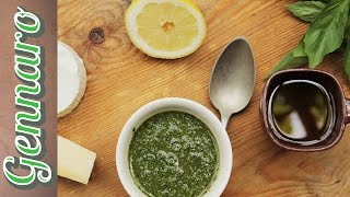 Traditional Basil Pesto  Gennaro Contaldo [upl. by Winson]