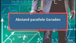 Abstand parallele Geraden [upl. by Aisac]