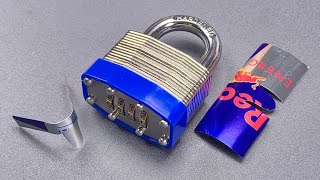 1095 Red Bull Can Padlock Shimming [upl. by Shornick]