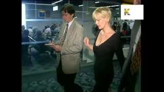 1996 footage of Paula Yates Bob Geldof Michael Hutchence [upl. by Aihsekram]