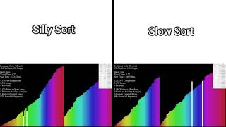 Slow sort vs Silly sort [upl. by Walls258]