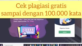 Cek plagiasi gratis sampai dengan 100000 kata [upl. by Januarius]