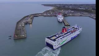 Stena Europe arrival Rosslare Harbour [upl. by Ylac457]