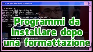 PROGRAMMI DA INSTALLARE DOPO UNA FORMATTAZIONE [upl. by Enened]