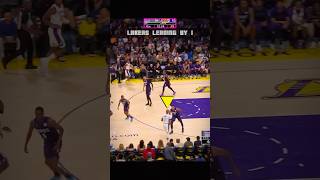 PART 1  AD Breaks His Streak Against Sabonis ⛓️‍💥 Kings vs Lakers 4th Quarter nba shorts [upl. by Meldon]