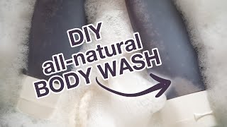 I made ALLNATURAL Body Wash  No gums or Crothix [upl. by Kelwunn]