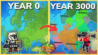 WorldBox Timelapse  3000 years in Europe [upl. by Odlanir]